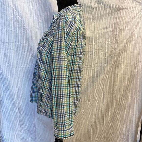 Croft & Barrow button down blouse size medium - Picture 2 of 6